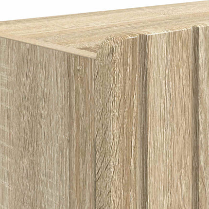 Sko skab ZWOLLE 59,5 x 39,5 x 91,5 cm Konstrueret træ Sonoma-eg