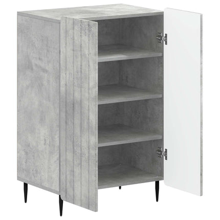 Sko skab ZWOLLE 59,5 x 39,5 x 91,5 cm Konstrueret træ Betongrå