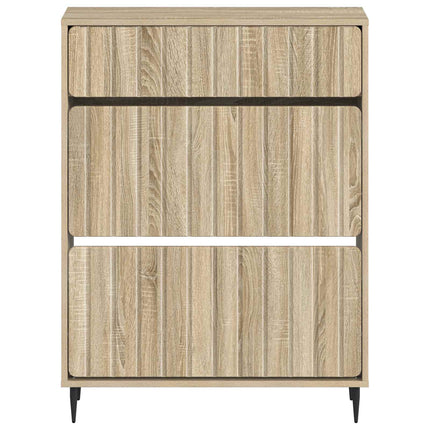 Sko skab ZWOLLE 78 x 24 x 103 cm Konstrueret træ Sonoma-eg