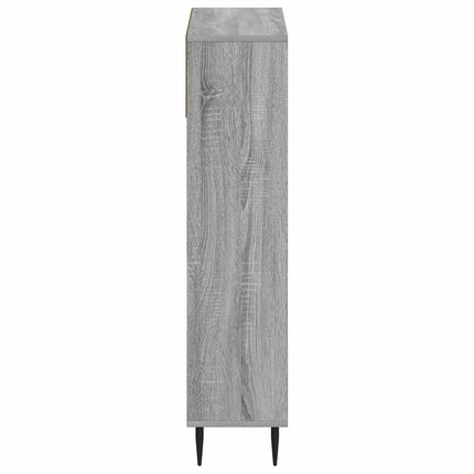 Sko skab ZWOLLE 78 x 24 x 103 cm Konstrueret træ Grå Sonoma