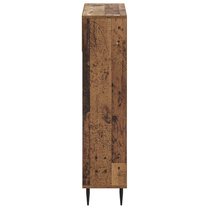 Sko skab ZWOLLE 78 x 24 x 103 cm Konstrueret træ Gammelt træ
