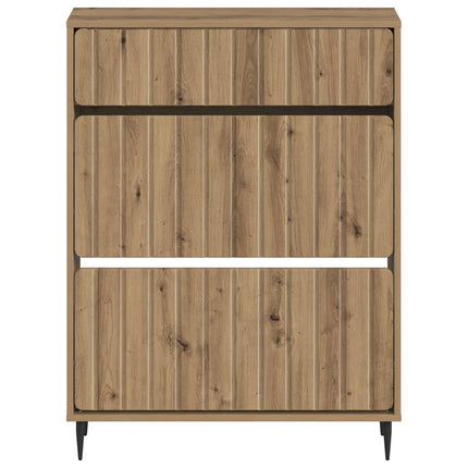 Sko skab ZWOLLE 78 x 24 x 103 cm Konstrueret træ Artisan-eg