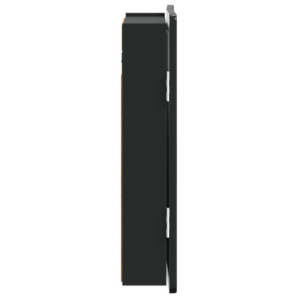 Dartboard Skab ZWOLLE Sort 52,5 x 10,5 x 57,5 cm