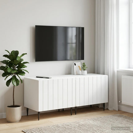 TV-skab Hvid Konstrueret træ