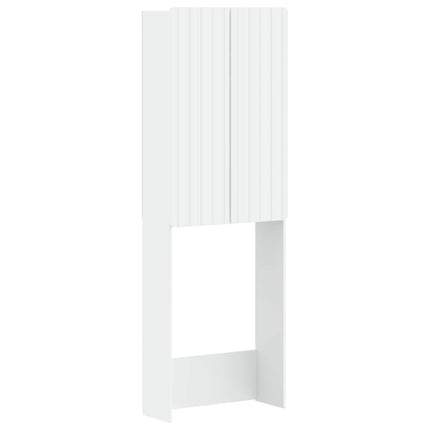 Toilet Skab ZWOLLE Hvid 66 x 25,5 x 190 cm Konstrueret træ