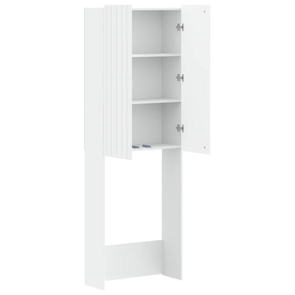 Toilet Skab ZWOLLE Hvid 66 x 25,5 x 190 cm Konstrueret træ