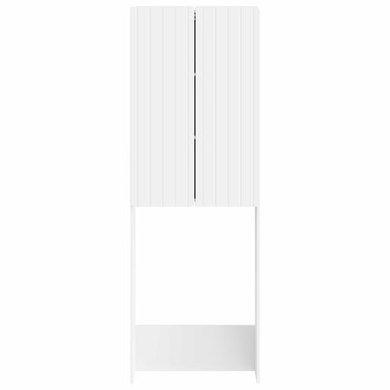 Toilet Skab ZWOLLE Hvid 66 x 25,5 x 190 cm Konstrueret træ