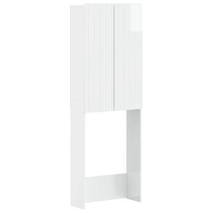 Toilet Skab ZWOLLE Hvid højglans 66 x 25,5 x 190 cm