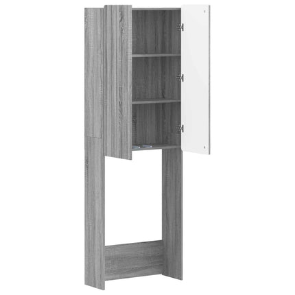 Toilet Skab ZWOLLE Grå Sonoma 66 x 25,5 x 190 cm