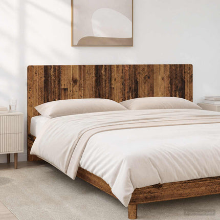 Væghængt hovedgærde ZWOLLE Gammelt træ Konstrueret træ