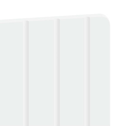 Væghængt hovedgærde ZWOLLE Hvid Konstrueret træ