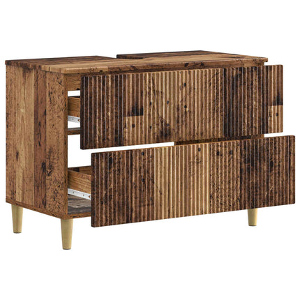 Badeværelsesskabsunder ARNHEM Gammelt træ 82 x 41 x 59 cm