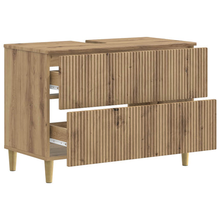 Badeværelsesskabsunder ARNHEM Artisan-eg 82 x 41 x 59 cm