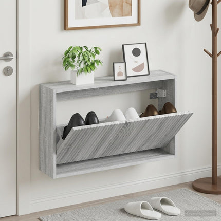 Vægmonteret Skoskab ARNHEM 71 x 17 x 43 cm Konstrueret træ