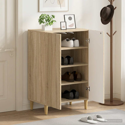 Sko skab ARNHEM 59,5 x 39,5 x 90 cm Konstrueret træ Sonoma-eg