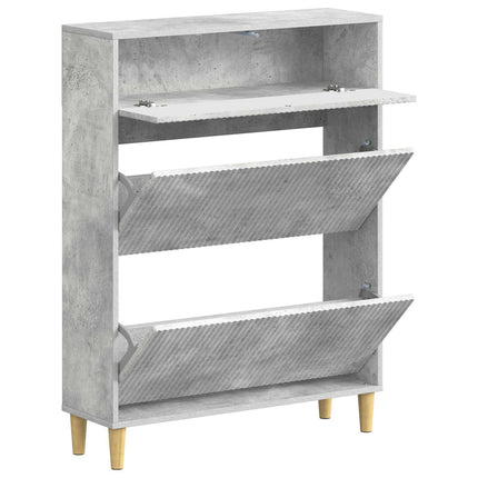 Sko skab ARNHEM 78 x 24 x 103 cm Konstrueret træ Betongrå