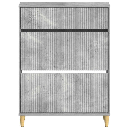 Sko skab ARNHEM 78 x 24 x 103 cm Konstrueret træ Betongrå