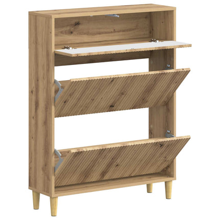Sko skab ARNHEM 78 x 24 x 103 cm Konstrueret træ Artisan-eg