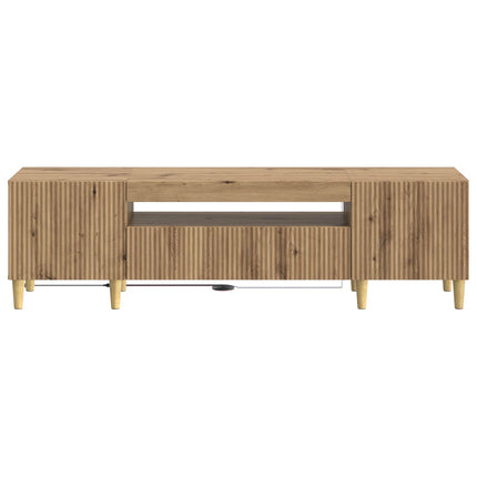 LED TV-skab Artisan-eg Konstrueret træ