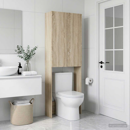 Toilet Skab ARNHEM Sonoma-eg 66 x 25,5 x 190 cm Konstrueret træ