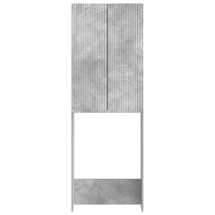 Toilet Skab ARNHEM Betongrå 66 x 25,5 x 190 cm Konstrueret træ
