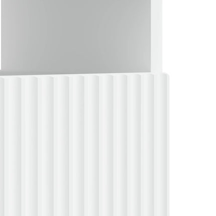 LED TV-skab Hvid Konstrueret træ