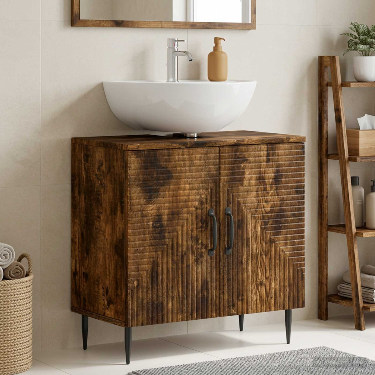 Badevrelsesskabsunder HAARLEM Rget eg 59,5 x 31,5 x 59 cm
