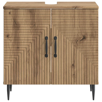 Badeværelsesskabsunder HAARLEM Artisan-eg 59,5 x 31,5 x 59 cm