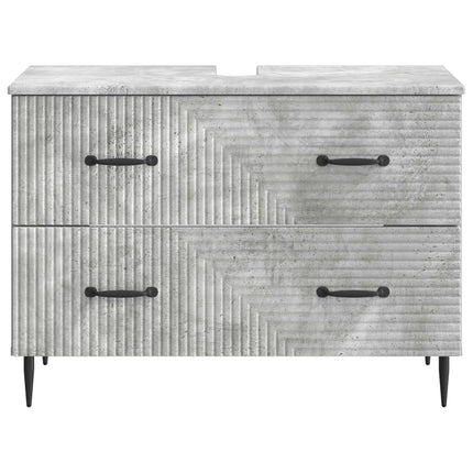 Badeværelsesskabsunder HAARLEM Betongrå 82 x 41 x 58,5 cm