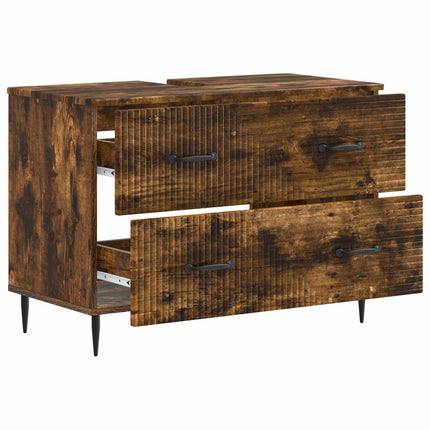 Badeværelsesskabsunder HAARLEM Røget eg 82 x 41 x 58,5 cm