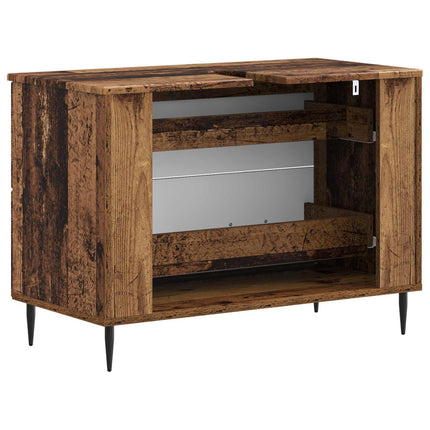 Badeværelsesskabsunder HAARLEM Gammelt træ 82 x 41 x 58,5 cm