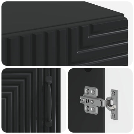 Badeværelse Opbevaringsskab HAARLEM Sort 30 x 31 x 80 cm