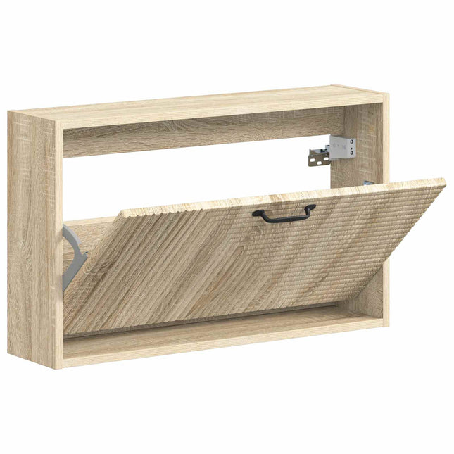 Vægmonteret Skoskab HAARLEM 71 x 17 x 43 cm Konstrueret træ