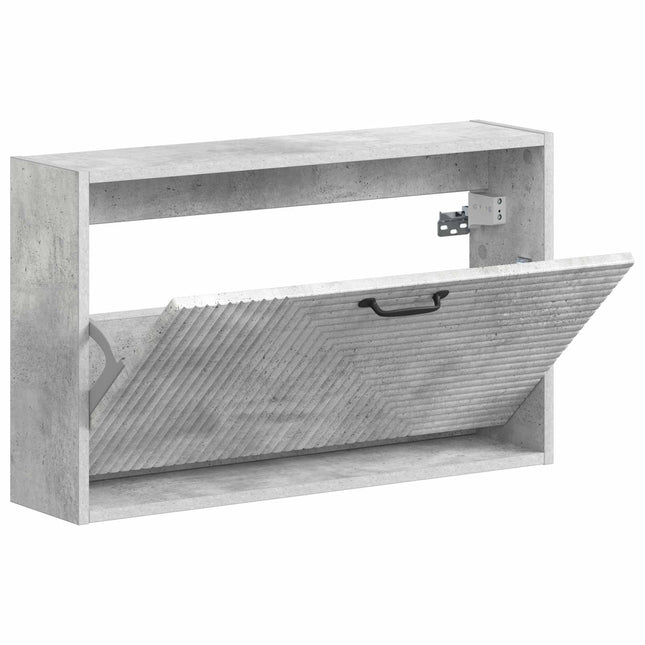 Vægmonteret Skoskab HAARLEM 71 x 17 x 43 cm Konstrueret træ