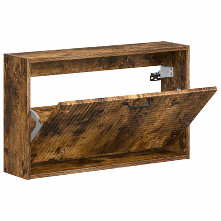 Vægmonteret Skoskab HAARLEM 71 x 17 x 43 cm Konstrueret træ
