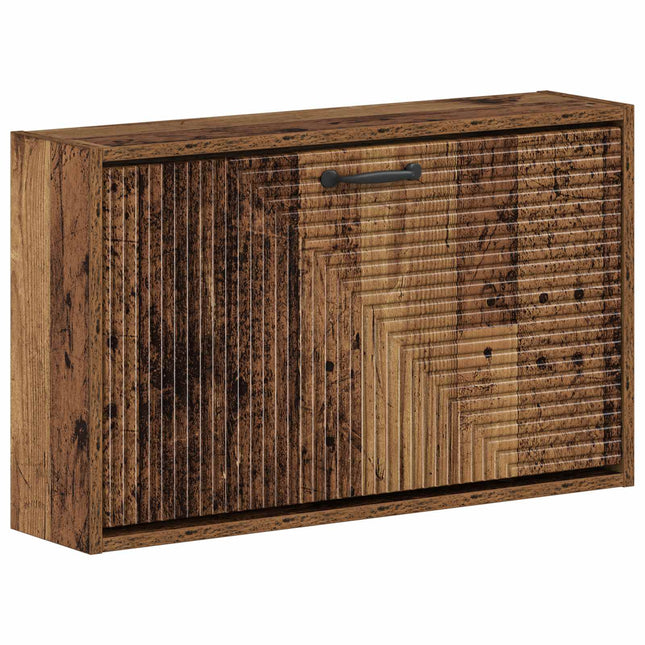 Vægmonteret Skoskab HAARLEM 71 x 17 x 43 cm Konstrueret træ