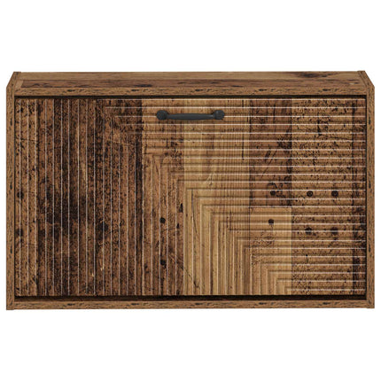 Vægmonteret Skoskab HAARLEM 71 x 17 x 43 cm Konstrueret træ