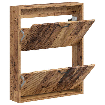 Vægmonteret Skoskab HAARLEM 71 x 17 x 86 cm Konstrueret træ
