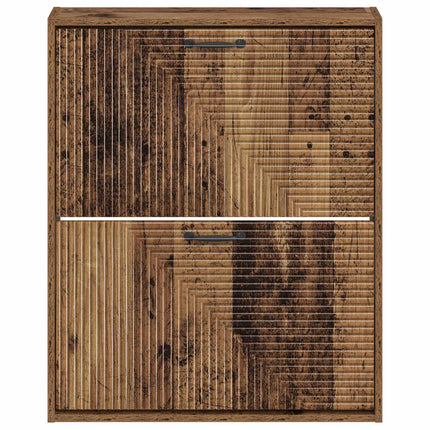 Vægmonteret Skoskab HAARLEM 71 x 17 x 86 cm Konstrueret træ