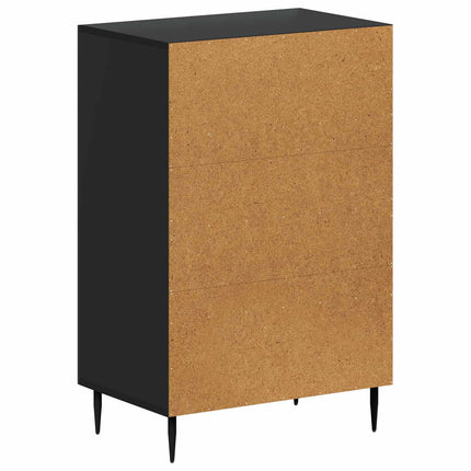 Sko skab HAARLEM 59,5 x 39,5 x 89,5 cm Konstrueret træ Sort
