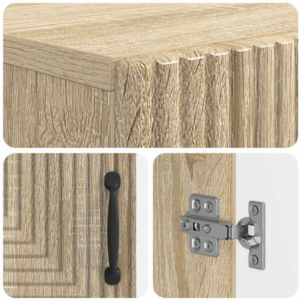 Sko skab HAARLEM 59,5 x 39,5 x 89,5 cm Konstrueret træ