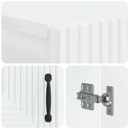 Sko skab HAARLEM 59,5 x 39,5 x 89,5 cm Konstrueret træ