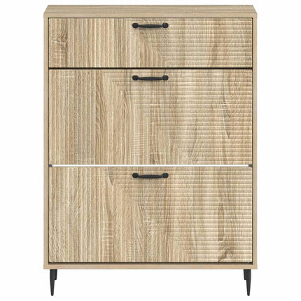 Sko skab HAARLEM 78 x 24 x 103 cm Konstrueret træ Sonoma-eg