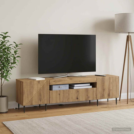 LED TV-skab Artisan-eg Konstrueret træ