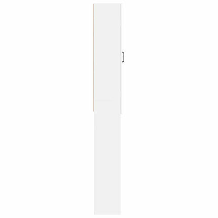 Toilet Skab HAARLEM Hvid 66 x 25,5 x 190 cm Konstrueret træ