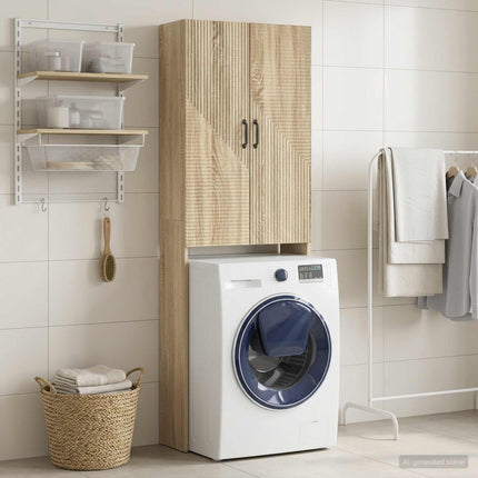 Toilet Skab HAARLEM Sonoma-eg 66 x 25,5 x 190 cm