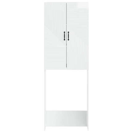 Toilet Skab HAARLEM Hvid højglans 66 x 25,5 x 190 cm