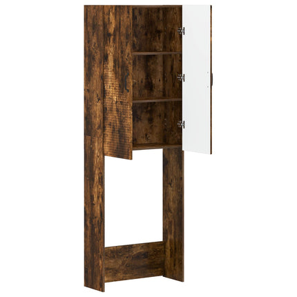 Toilet Skab HAARLEM Røget eg 66 x 25,5 x 190 cm Konstrueret træ