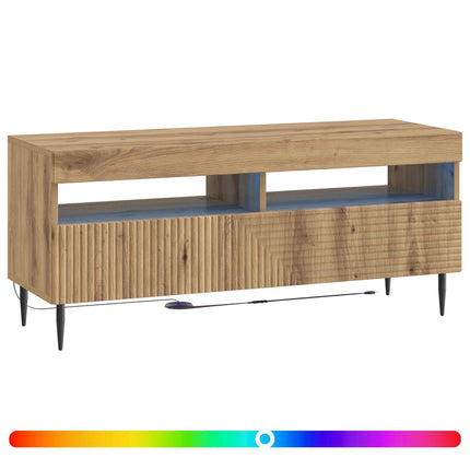 LED TV-skab Artisan-eg Konstrueret træ