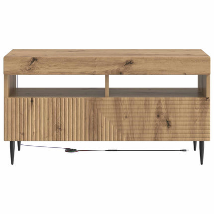 LED TV-skab Artisan-eg Konstrueret træ